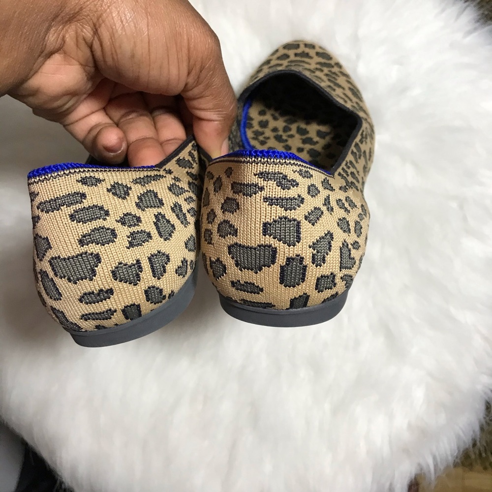 SOLD Rothy’s Leopard print Shoes Round Toe New 11W - Picture 6 of 8